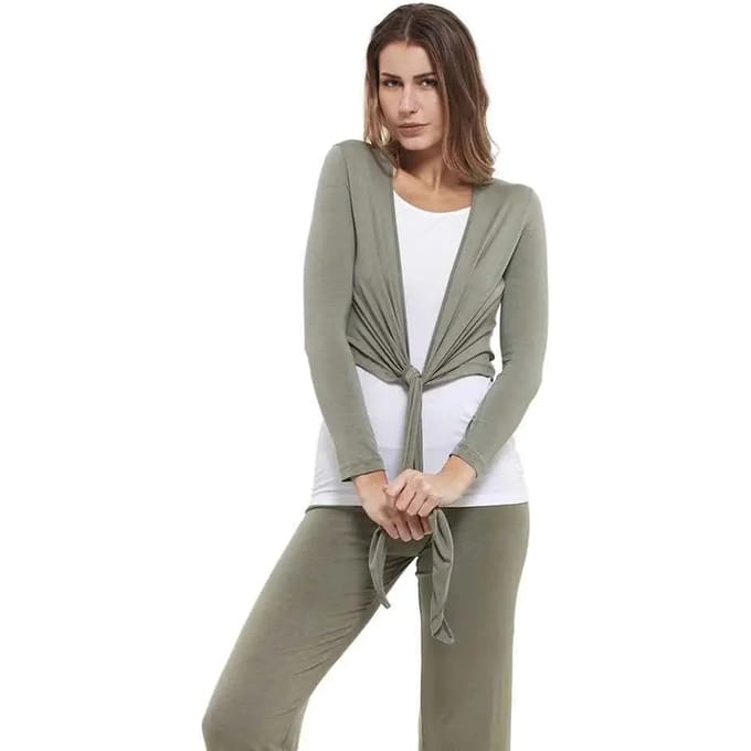 Lange mouw cache-coeur dames Yogaessential