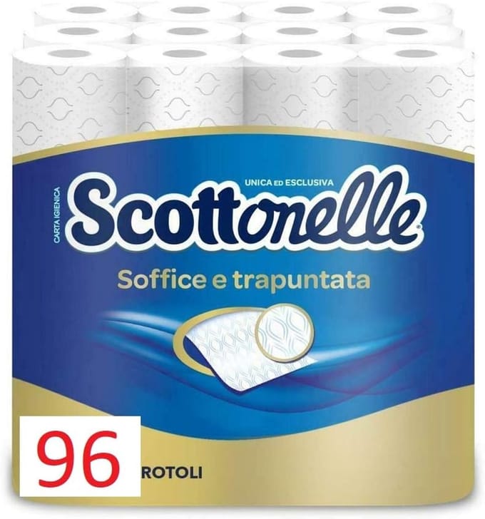 Zacht Gewatteerd Toiletpapier - 96 Rollen