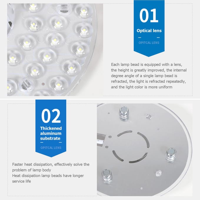 LED-lichtbronmodule Retrofit-lichtset voor plafondlampmodule Lampvervanging Wit licht AC180-265V 18W wit