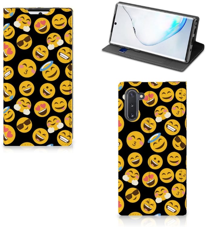 Samsung Galaxy Note 10 Hoesje met Magneet Emoji