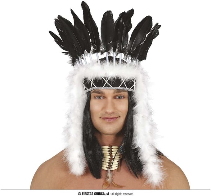 Indian Chief Hoofdtooi Pluim Veren