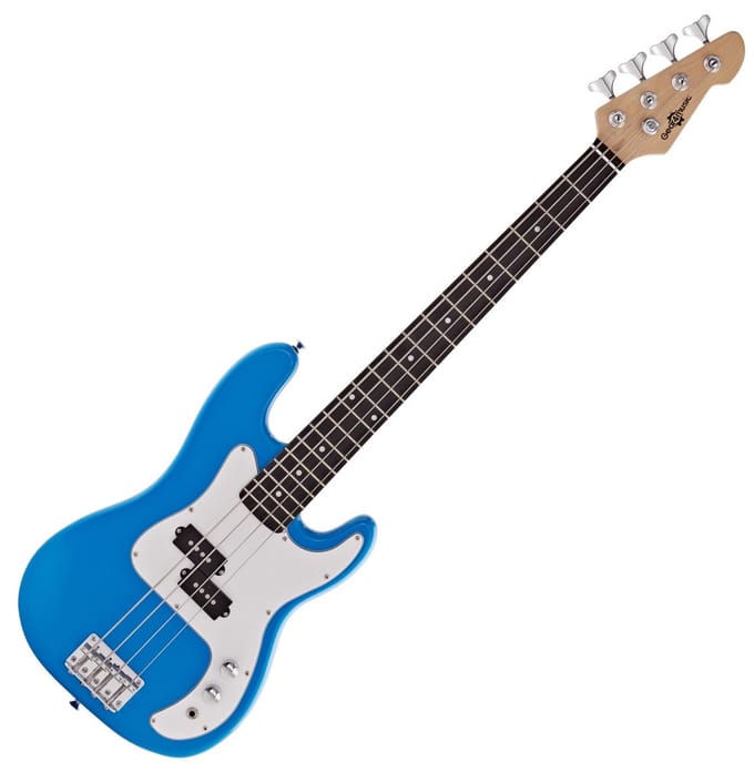 3/4 LA Basgitaar van Gear4music, Blauw