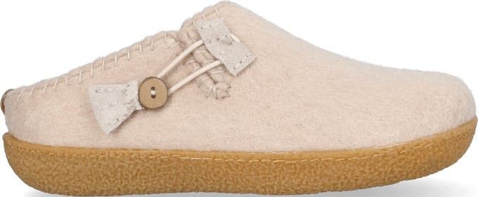 Tofvel - Sundara Wolvilt Pantoffels Camel - Maat 41