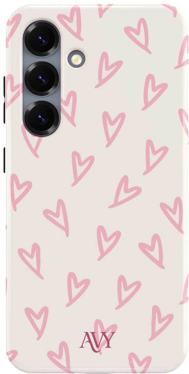 AVY Hard Shell Back Cover | geschikt voor Samsung Galaxy S25 | Cupid Blush | Compatibel met MagSafe & Qi2