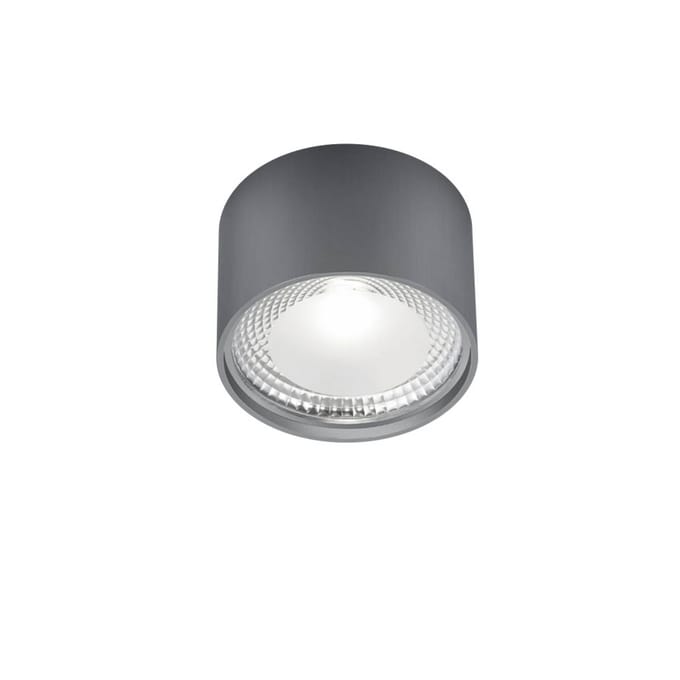 Helestra Kari LED plafondlamp, rond, nikkel