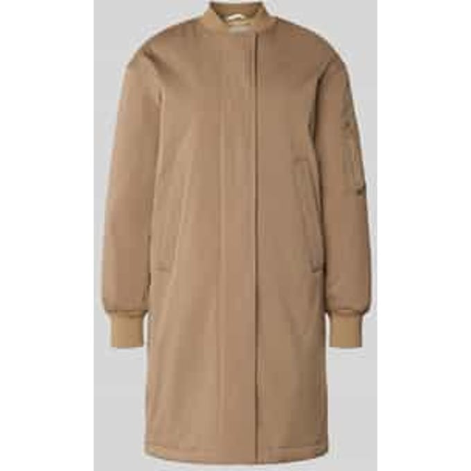 Regular fit parka met collegekraag