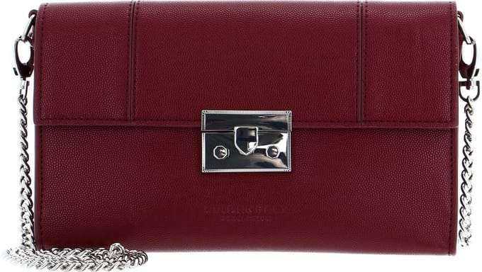 SEIDENFELT MANUFAKTUR Koppeling Avondtas Roros Clutch Oxblood Rood