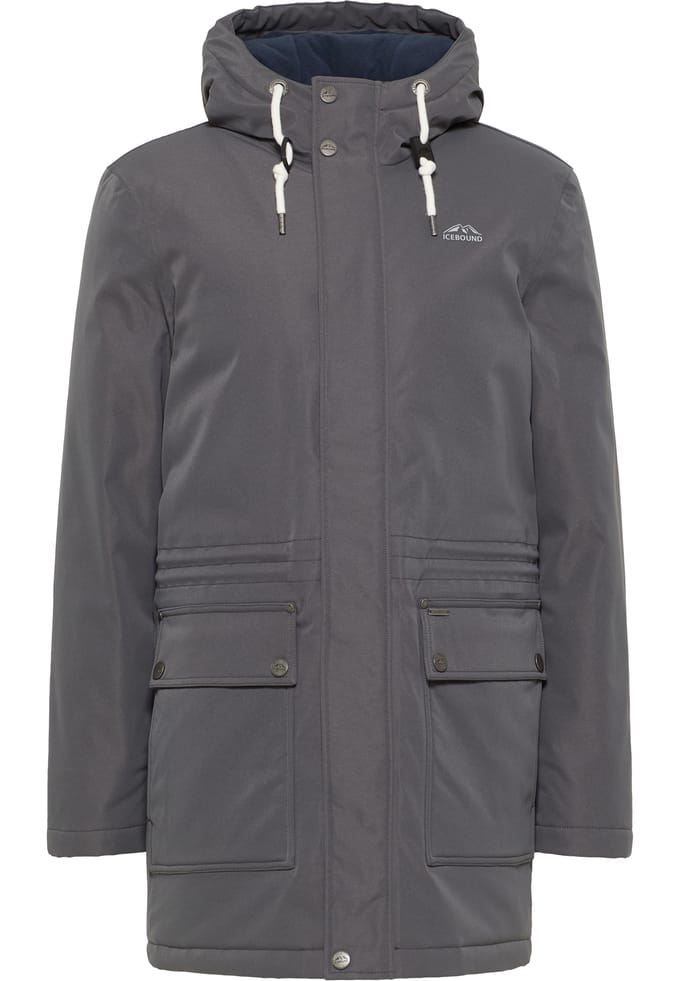ICEBOUND Winter parka Klima Iglo Heren steengrijs