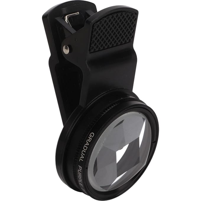 Filter Lens Vierzijdige Speciale Effecten Ghosting Telefoon Camera Lens Externe Selfie Fotografie Clip black