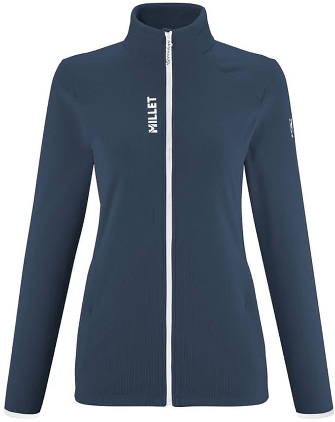 Millet Ubic Lightgrid Fleece Met Volledige Rits Blauw S Vrouw