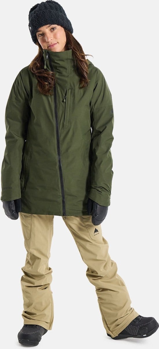 Burton Dames Snowboard Jas Women's Pillowline GORE-TEX 2L Jacket - Forest Night