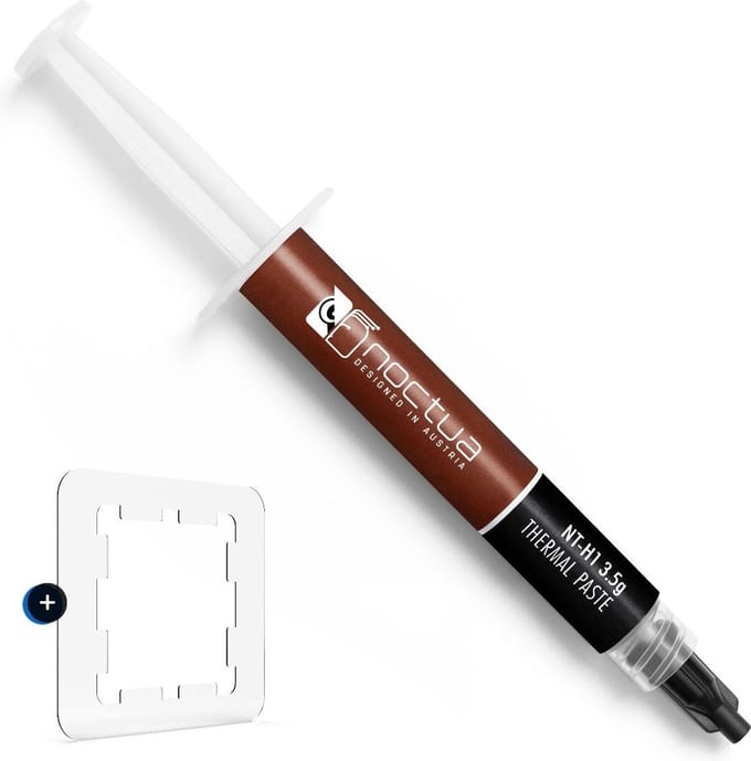 Noctua NT-H1 AM5 Edition + Thermal paste guard - Thermische pasta 3.5g - 2,49 g/cm³ - grijs