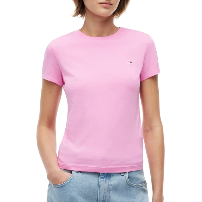Tommy Hilfiger Slim C-Neck Shirt Dames