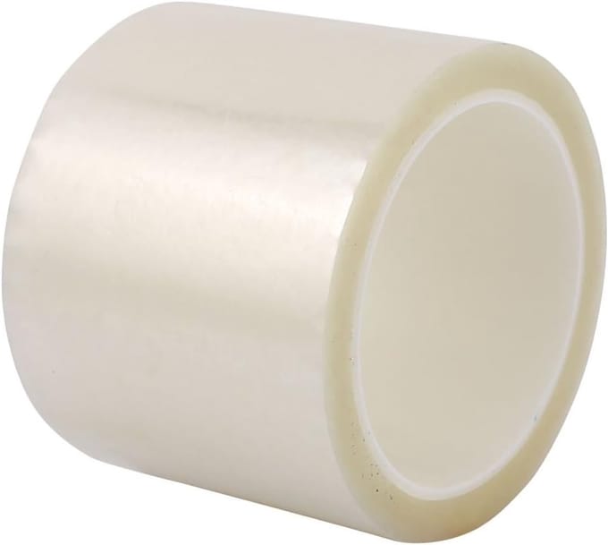 Zelfklevende Tape - Polyester Tape - Elektrische Isolatie - Vlamvertragend - 80 mm x 50 m - Transparant