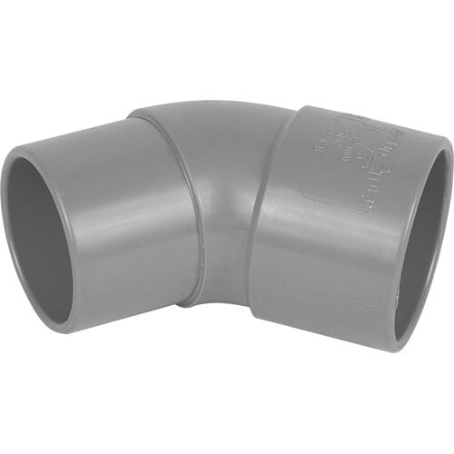 Wavin PVC HWA bocht 45º 70mm
