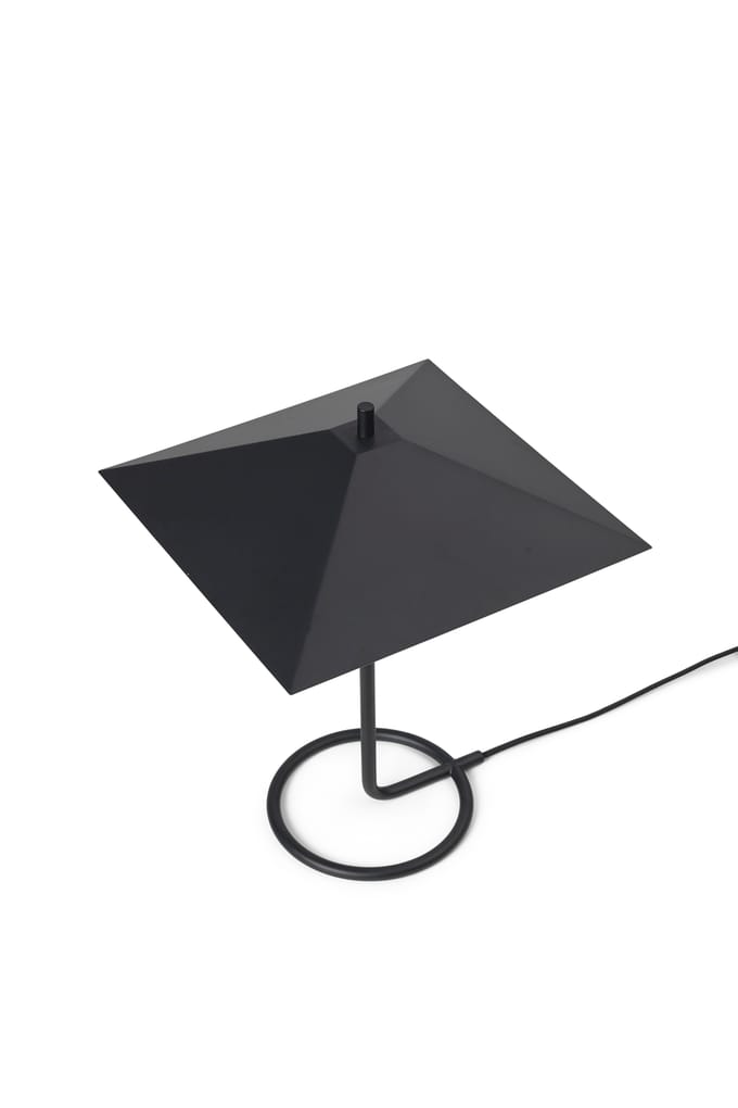 Ferm Living Filo Tafellamp vierkant - zwart/zwart