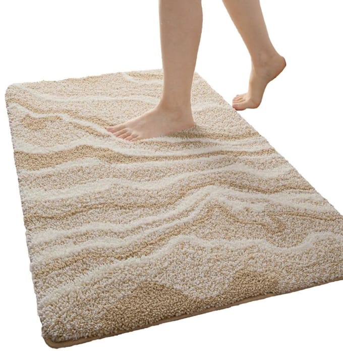 Badmat Anti Slip - Douchemat - Bathroom Mats - Beige