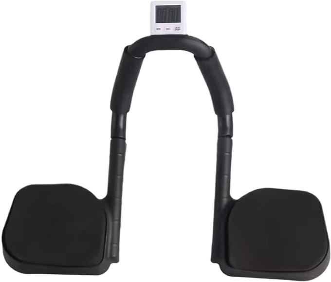Buiktrainer - Krachttrainer - Basisspieren Trainen - Ingebouwde Timer - 28 cm - Zwart