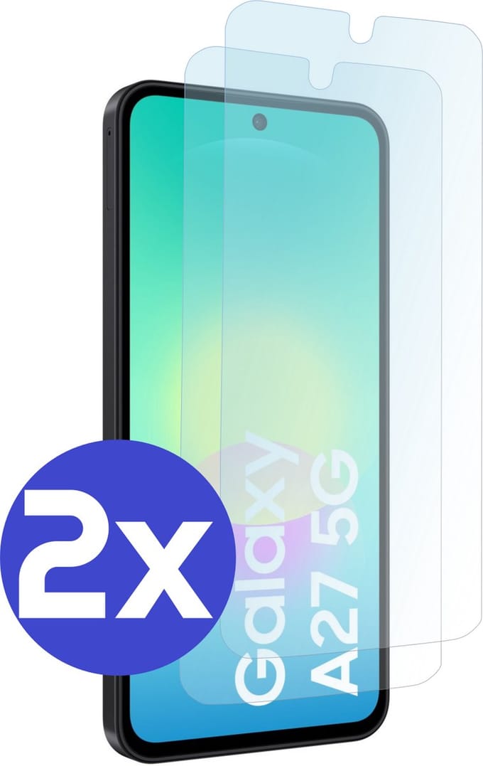 Premium Screenprotector Geschikt Voor Samsung A27 - Gehard Glas - 2 Stuks
