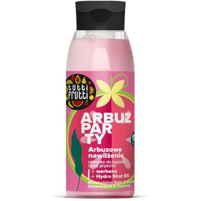 Tutti Frutti Moisturizing Bath &amp; Shower Milk Watermelon &amp; Verbena 400 ml