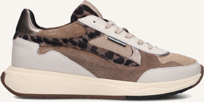 Floris Van Bommel Sfw-10159 Suvi Sneakers - Leer - Dames - Beige - Maat 37