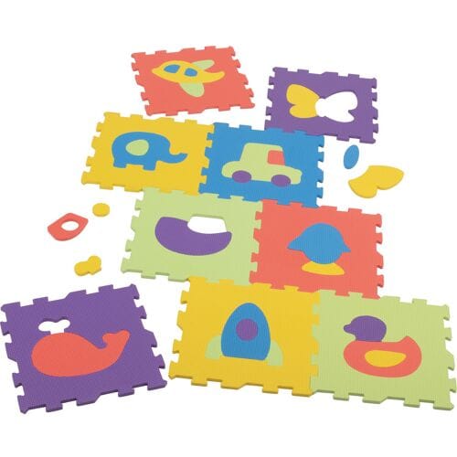 LUPILU Puzzelmat (Dieren en voertuigen)