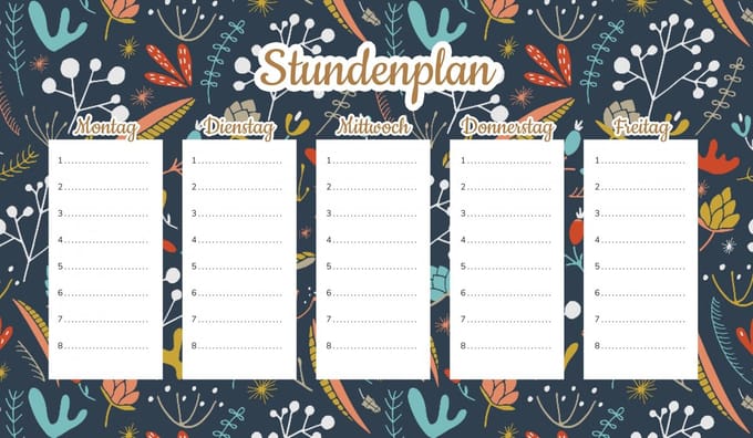 Wallvy - Magnetisch Lesplan - 30x17,5cm - Personaliseerbaar - Droog uitwisbaar