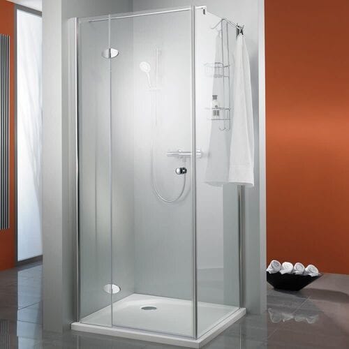 HSK Premium Classic hinged door 90 cm for side panel, stop left