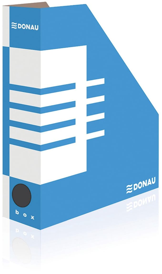 Donau Tijdschriftenbak 80mm Blauw - FSC Gecertificeerd