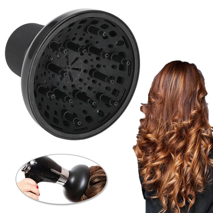 Haardroger Haarkapper Diffuserkap Krultang Styling Haarkapper Salon Accessoire black