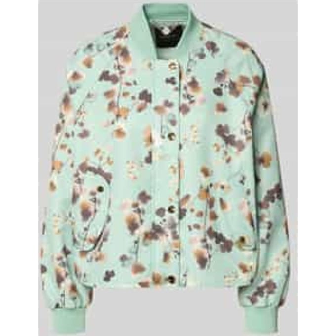 Blouson in all-over look met opstaande kraag