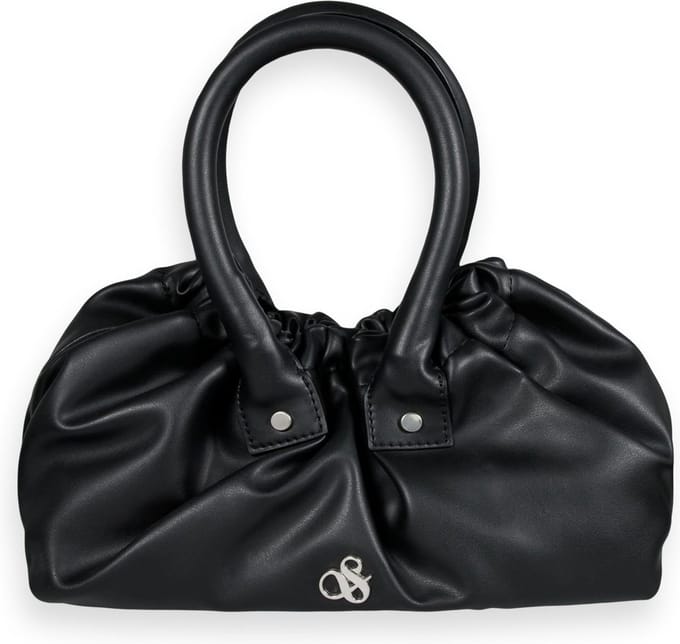 SCOTCH & SODA Leren Handtas Avondtas Handbag Black Zwart