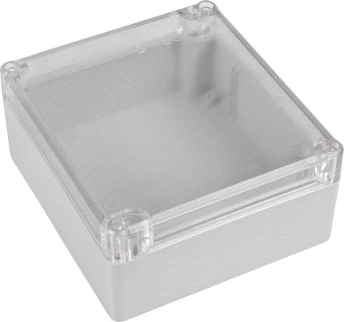 TRU COMPONENTS TC-7910744 Universele behuizing 125 x 115 x 58 ABS-PC Grijs 1 stuk(s)