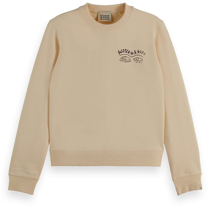 Scotch & Soda Small Artwork Regular Fit Sweatshirt