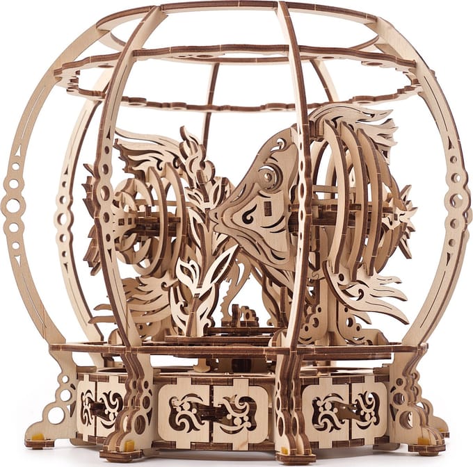UGEARS Houten 3D Model - Aquarium