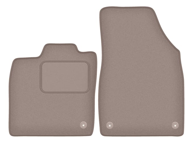 Beige voormatten voor: Volkswagen ID.4 crossover (2020-)