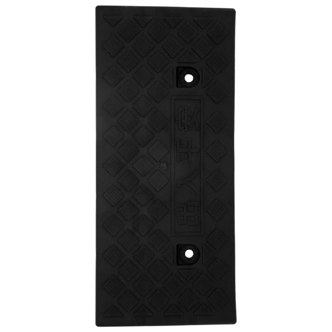 5cm Dikte Plastic Drempelhelling Draagbare Drempelhelling voor Auto Voertuig Oprit Laadperron black