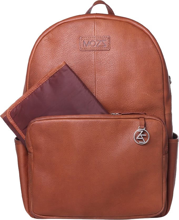 MOZZ BAGS - Luiertas Rugzak Beautiful Backpack - Cognac