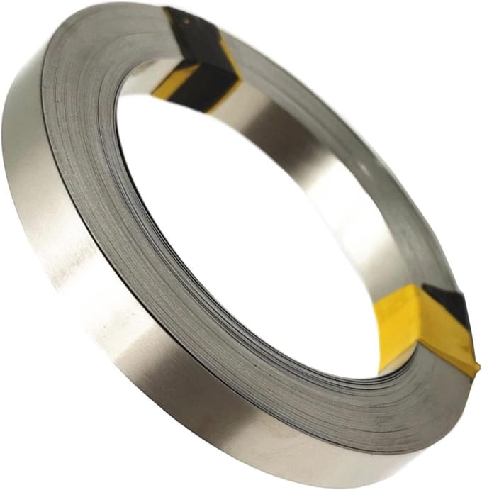 Plated Staalstrip van 10 meter, Dikte 0,1 mm, Geschikt voor DIY, Bevestigen en Constructie
