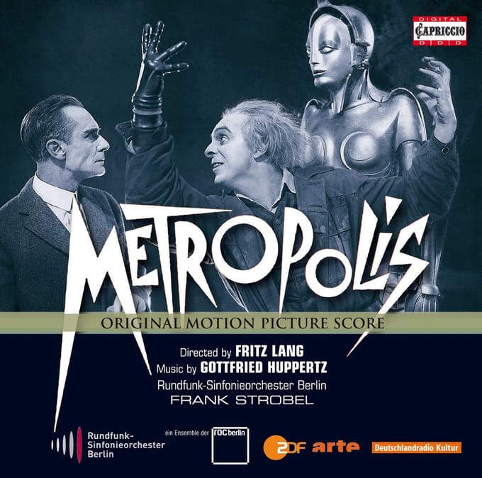 Rundfunk-Sinfonieorchester Berlin, Frank Strobel - Huppertz: Metropolis: Original Motion Picture Score (CD)