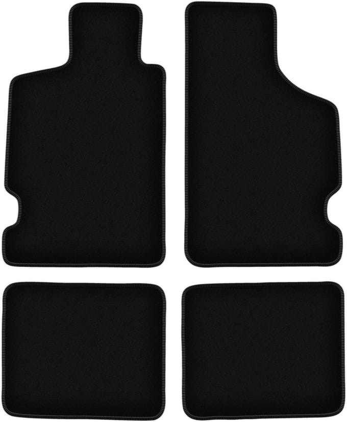 BASIC zwarte veloursmatten voor: Citroen Saxo hatchback (1996-2003)