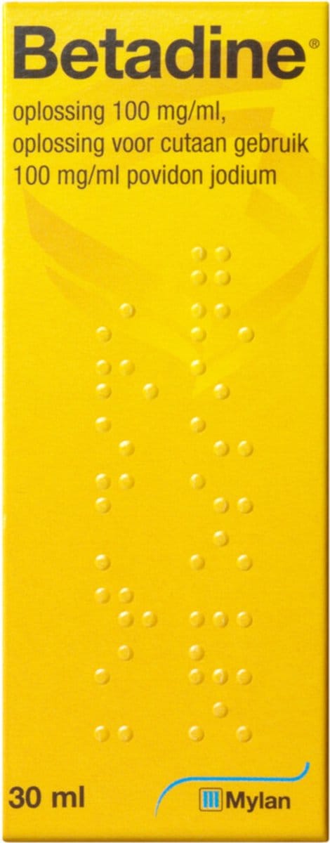 Betadine Oplossing - 3 x 30 ml
