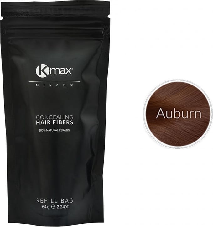 Kmax keratine haarvezels - Kastanjebruin (64 gr)