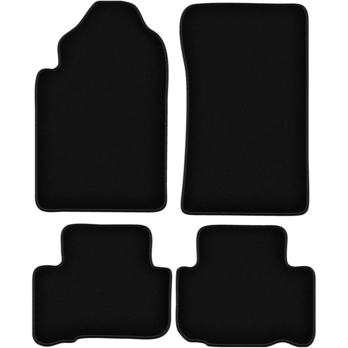 BASIC zwarte veloursmatten voor: SsangYong Rexton II SUV (2006-2012)