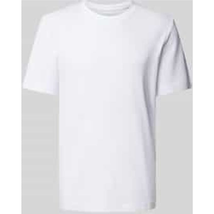 Tom Tailor - Piqué T-shirt met stretch - Maat L - White