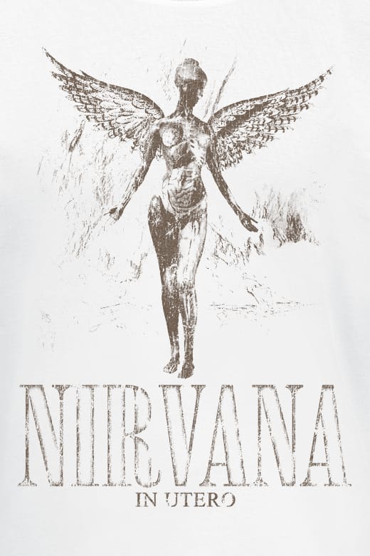 Nirvana T-shirt - In utero - S tot 4XL - voor Mannen - wit