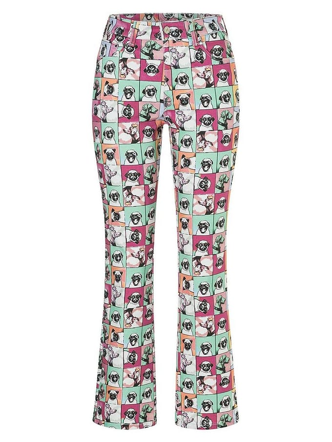 Bootcut Fit’ 7/8-jeans Van Mac multicolour