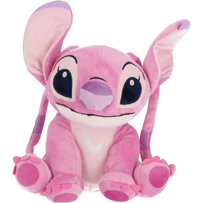 Lilo & Stitch Pluche Spaarpot - Angel - Knuffel - Spaarpot - 20 cm - Roze