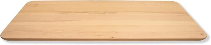 Massief Houten Bureaublad met Zwitserse Rand (120 x 60 cm)