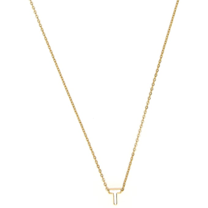 Luxenter Ketting met 18-karaats geelgouden afwerking - Alphabet